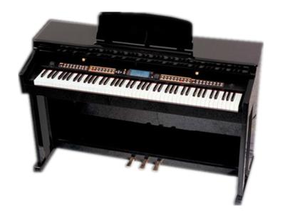 China Light Rosewood Multifunctional 88 Key Digital Piano With Large Screen Display DP8808A for sale