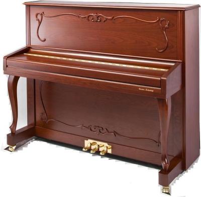 China Walnut Matt Deluxe 123cm Acoustic Upright Piano / Upgrade Piano AG-123S3 for sale