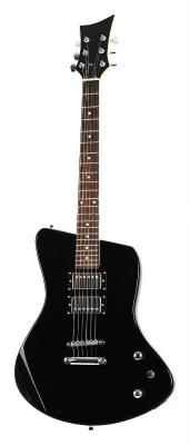 China OEM Promotion 39 inch Special / U Shape Black Electric Guitar AG39-U1 for sale