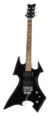 China 39inch Rosewood X Shape Black Electric Guitar 22 fret guitar AG39-X3 for sale