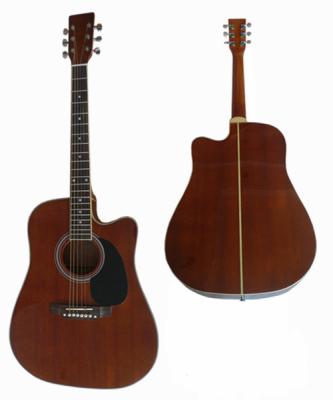 China Vintage Six String Sapele Body Wood Acoustic Guitar Wooden Classical Guitar 40 inch AF41C-S for sale