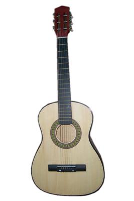 China 34 Inch Small Lacquered Birch Plywood Wood Guitar Kids Toy Guitar AG34-5320 for sale