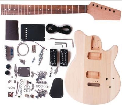 China Cutaway Bolt On Neck DIY Electric Guitar Kits / Unfinished Guitar Set AG-DV1 for sale