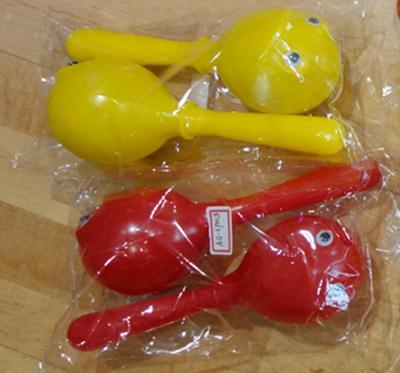 China Yellow / Red Kids Musical Instrument Kawai Cute Animal Shaped Baby  Raffles for sale