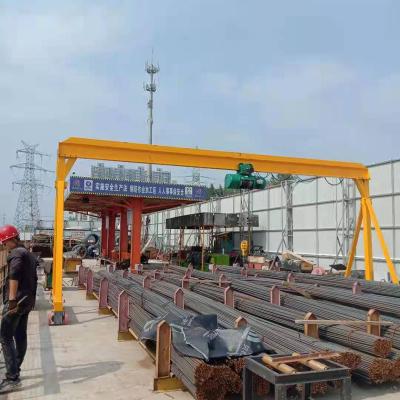 China Small gantry crane factory workshop direct shipyard mobile gantry crane 1 2 3 5 7.5 10 Ton Outdoor one sight drawing gantry crane for sale for sale