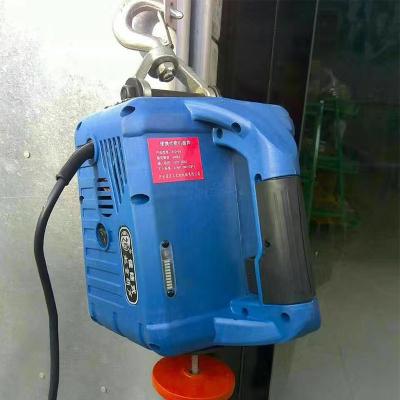 China Warehouse Mini Electric Hoist Lifting Tools 110V-250V Windlass Electric Winch Wire Rope Hoist Pull Portable Electric Crane for sale