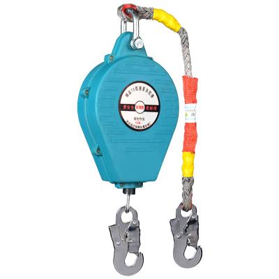 China Alloy Steel 1T 10m Fall Self-Locking Anti Fall Interceptor Lifeline Retractable Lifelines Type for sale