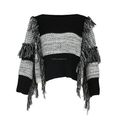 China SWEATER FRINGE FASHION anti-pilling WOMEN for sale