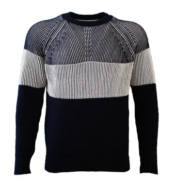 China anti-pilling MEN'S SWEATER CLASS STRIPE FANCY JACQUARD JACQUARD for sale