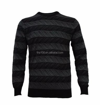 China Classy anti-pilling woolen sweater for men with fashion jacquard pattern for sale