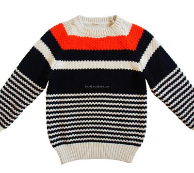 China Multi Dot Children's Fancy Stripe Color Anti-pilling Sweater for sale