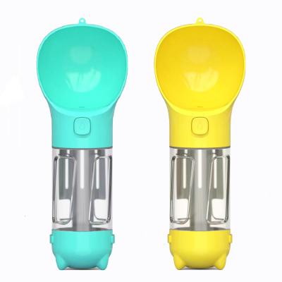 China Factory Wholesale Sustainable Walking Portable Plastic Travel Recycling 250ml Dog Water Bottle for sale