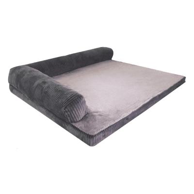 China Luxury Large Small Dog Square Pillow Memory Foam Nest Waterproof Washable Nest Bed Foam Waterproof Dog Bed for sale