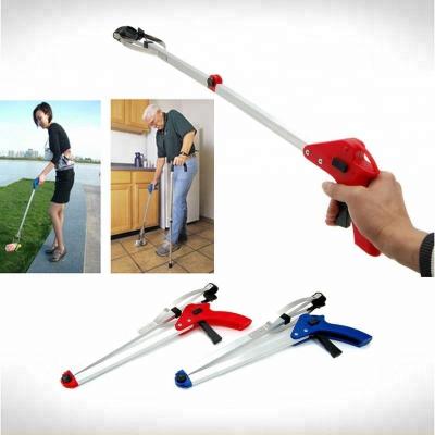 China Factory Wholesale Collapsible Folding Aluminum Pick Up Tool Reacher Grabber for sale