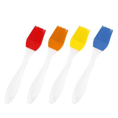 China Viable Factory Wholesale BBQ Grilling Marinating Cooking Cake Desserts Baking Silicone Basting Pastry Oil Brush for sale