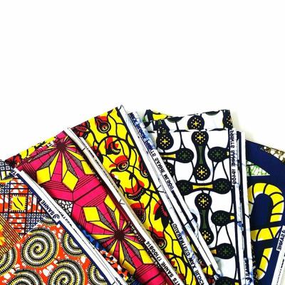 China Double Faced African Wax Printed Fabric 100% Cotton Print Wax Fabric New Style Genuine Real for sale