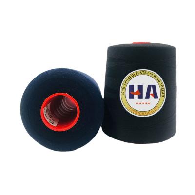 China High tenacity wholesale polyester sewing thread 100% spun polyester t-27 spun sewing thread for sale