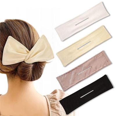 China It Doesn't Hurt Skillful Hair Hair Bun Maker Hair Braiding Tool Leopard Knotted Yarn Headband Skillful Bun For Hair Accessories for sale