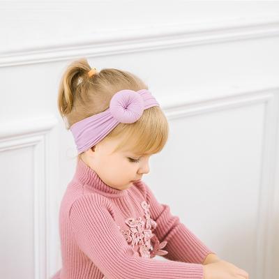 China Baby Headband and Elastic Bows Baby Hair Decoration Baby Hair Band Kids Baby Accessories Newborn Bow Elastic Headband for sale