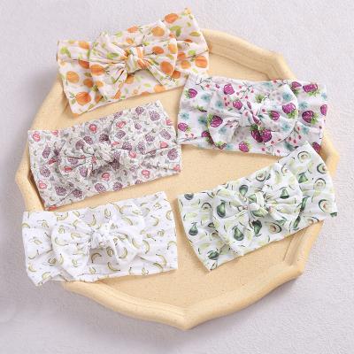 China Fashion Head Bands For Babies Bowknot Headwrap Kids Bows Top Headband Knot Baby Headband Accessories For Kids for sale