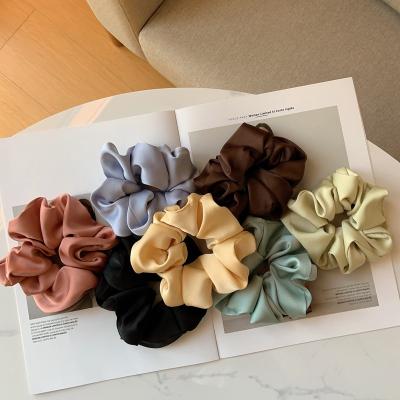 China Ponytail Holder Elastic Hair Scrunchies Fashion Hair Scrunchies Tie Hair Accessories Elastic Scrunchy Band for sale