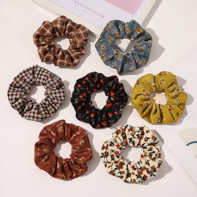 China Sweetie Scrunches Hair Ties Velvet Banded Fluffy Elastic Hair Rope Elastic Band for Thick Hair for sale