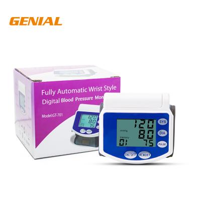 China Automatic Wrist Extra Large LCD Pulse Rate Digital Wrist Tech Blood Pressure Monitor for sale