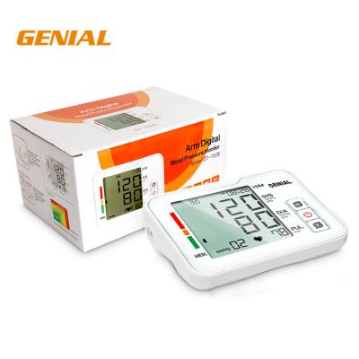 China Optional adapter and battery auto blood pressure monitor with high accuracy for sale