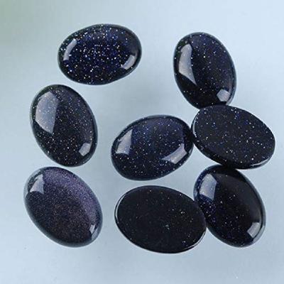 China Polished bluesand oval 18*25 cabochon for sale