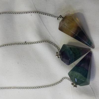 China China Wholesale Stone Opens Crystal Chakra Pendulum Yoga Stone Pendant for sale