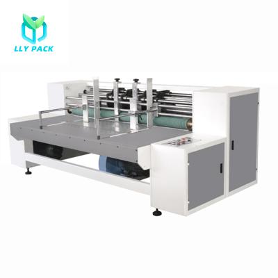 China Automatic Food Carton Packaging Machine Box Separator Slotter Machine For Corrugated Cardboard for sale