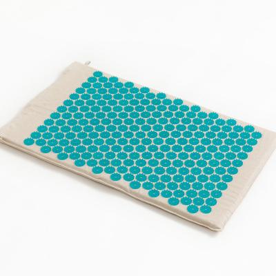 China Durable Wonderful Acupressure Therapy Mat Yoga Massage Cushion / Mat And Pillow With ABS Nail for sale