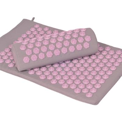 China Factory Wholesale High Quality Eco-friendly Acupressure Mat With Pillow Set for sale