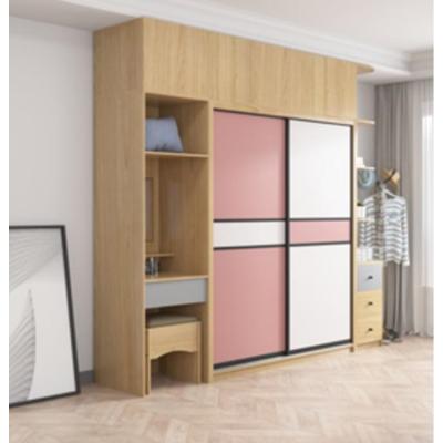 China (Others) 2022 Adjustable Design King Size Luxury Storage Home Bedroom Furniture Double Wardrobe Set King Bedroom Set for sale