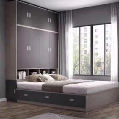 China (Others) Latest King Size Luxury Modern Italian Bedroom Furniture Kids Adjustable Headboard Customized Size Twin Bedrooms for sale