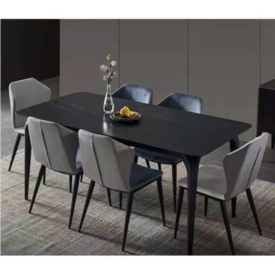 China Modern Dining Table Design Customized Comfortable Dining Table (Other) Simple Style Adjustable Dining Table Design for sale