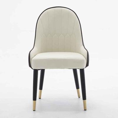 China (Other) Wholesale Furniture Room Adjustable Nordic Luxury Indoor Home Restaurant Dining Modern Leather Dining Chair for sale