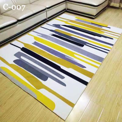 China Custom Beautiful Decorative Rectangle Printed Pattern Living Room Rug for sale