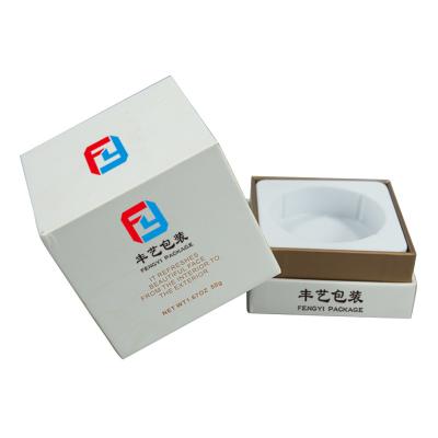 China Handmade Modern High Quality Notched Paper Box Packaging Gift Box Cosmetic Eco Friendly Cream Jar for sale