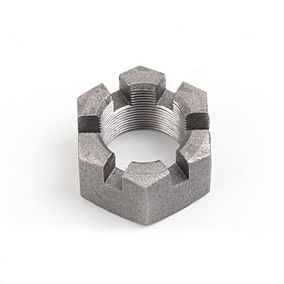 China Automotive Industry Screw And Nut Manufacturing Stainless Steel Custom Hex Nut Slotted Galvanized Head Castle Nut for sale