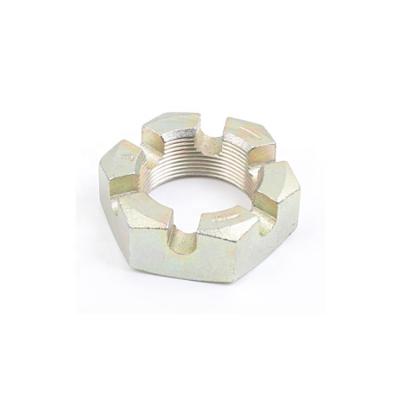 China Custom Automotive Metal Fasteners Stainless Steel Hex Slotted Castle Nut for sale