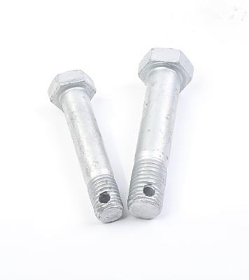 China High Quality China HDG Stainless Steel Motorcycle Screw Bolt Hex Clevis Bolts Hex Bolt for sale