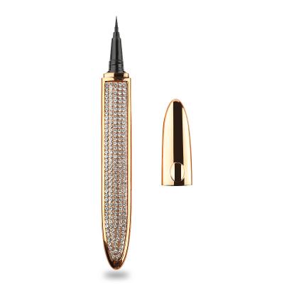 China Private Label Waterproof Liquid Eyeliner with Diamond Decoration for sale