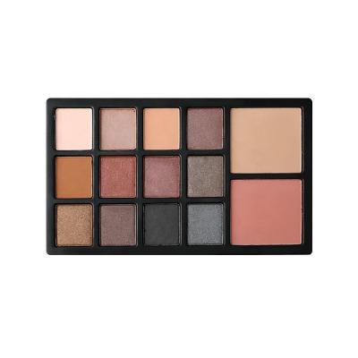 China Waterproof Professional Makeup Kit Eyeshadow Palette Blush Concealer 14 Colors for sale