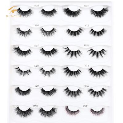 China 12 Pairs 3D False Eyelash Strip Curled Lashes Reusable Russian Volume Lash Curled Lashes Reusable Thick Thick Fluffy Light and Soft Eyelashes for sale