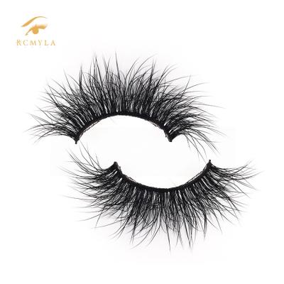 China 25mm long light and flexible best-selling style of mink eyelashes in Europe and America fluffy curly bulk eyelashes for sale