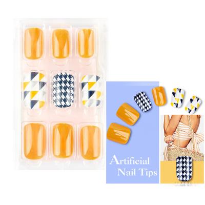 China Design 30 Pieces Full Non-marking Soft Nails Nail Stickers for sale