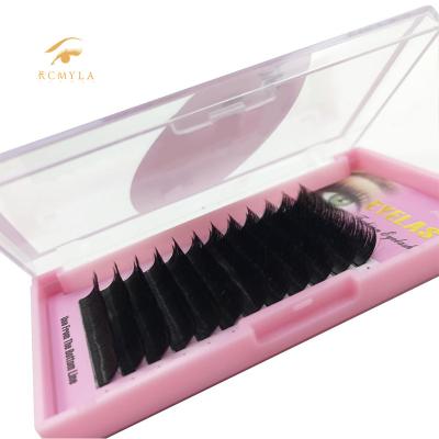 China Light And Supple Flat Hair Grafting Double Sharp Eyelash Transplant Eye Lash Individual Fake Bulk Eyelash Extension for sale