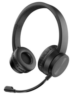 China High Quality 2021 PU Leather Earmuff USB Computer Cable Noise Canceling Office Call Center Headset With Microphone for sale