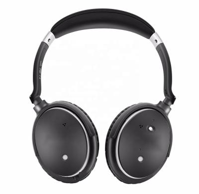 China High End Wired Headband Over Ear 25DB Active Noise Canceling Headset ANC Earphone for sale